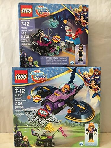 LEGO DC Super Hero Girls Batgirl Batjet Chase &amp; LEGO Super Hero Girls Lashina Tank