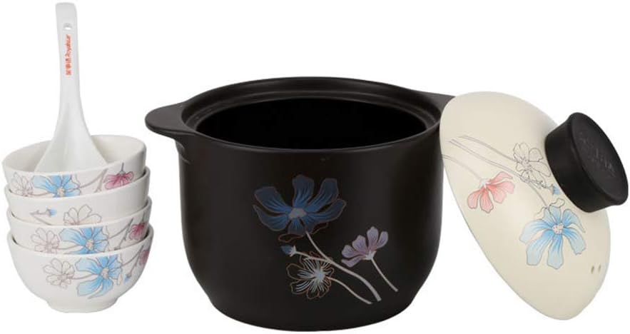 Kochtopf mit Deckel Pfanne Antihaft-Auflaufform Induktionsfest mit Keramik-Kochtopf mit Deckel Pfanne Kasserolle Suppentopf für Küche