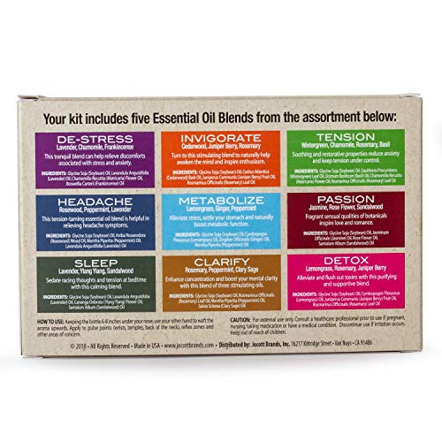 Nature Love Aromatherapy Essential Oil Blends Everyday Essentials Kit 5