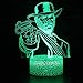 Red Dead Redemption 2 LED Lamp 7 Colors Night Light with Crack Base