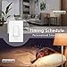 3 Way WiFi Smart Wall Light Switch Wireless Remote APP Control from Anywhere Compatible with Alexa and Google Home Timer Function No Hub Require(3-Way Smart Switch (1 Piece)
