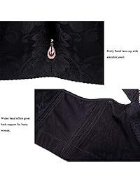 ToVii Sujetadores push up para mujer, tamaño grande, sujetador de encaje floral, copa suave, sujetador diario