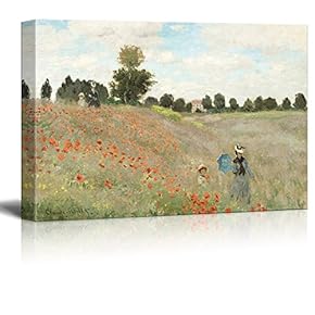 Famous Painting of Poppy Fieldby Claude Monet