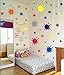 Paint Splatter and Splotches Wall Decal, Abstract Dots Wall Sticker for Art Room Decoration, Colorful Decal for Nursery Room (120 pcs Multicolor Decals)