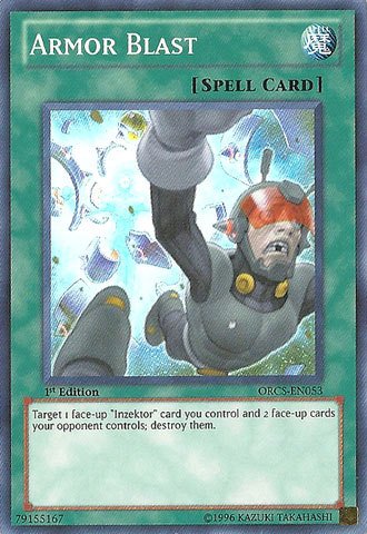 Yu-Gi-Oh! - Armor Blast (ORCS-EN053) - Order of Chaos - 1st Edition - Super Rare