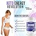 Keto Energy Revolution - Advanced Ketogenic Weight Loss Supplement | Perfect Keto Pills for Women and Men Looking to Slim Fast and Tone with The Complete Keto Lifestyle | BHB 800 60 Capsules