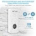 Wireless Doorbell, Wireless Door Bell Chime Kit with LED Light, Easy Install, by AikTryee.