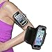 Coeuspow Sports Running Armband Armabnd for iPhone 6S/6 plus (5.5 inch), Running Exercise Gym Sport band with Dual Arm-Size Slots , Water Resistant Sweat Proof + Key pocket Holder (Pink)