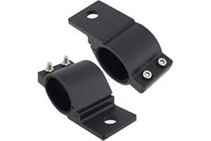 Universal 1.6Inch Tube Clamp Mounting Bracket for Bull Bar Roof Rack Roll Cage - Adjustable 40-42mm (1.57-1.65inch) Kit for L