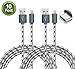 Fenergy USB Type C Cable Certified 6 Feet / 2 Meter Nylon Braided Type C Charging Cord (2 Pack)