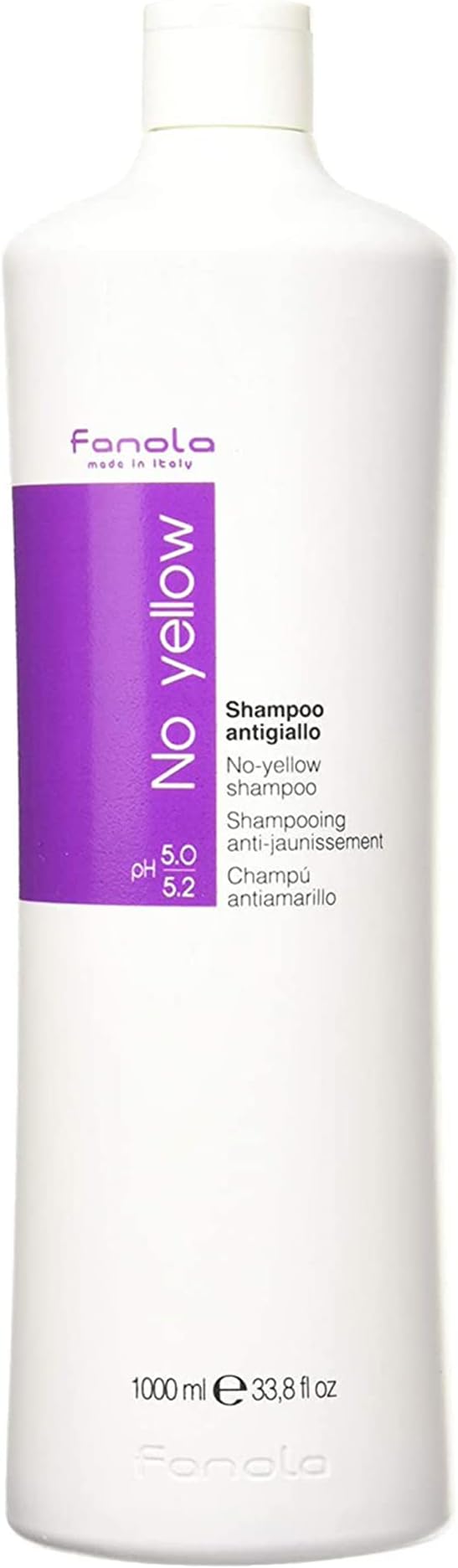 Fanola No Yellow Shampoo 1000 ml Anti-Yellow Blonde Toning