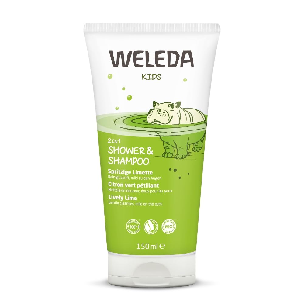 Weleda Kids 2-in-1 Shower & Shampoo Sparkling Lime 150ml