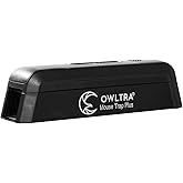 OWLTRA EMZ Plus Indoor Electric Mouse Trap, Instant Kill Rodent Zapper with Dual Entrances and Pet Safe Trigger, Black