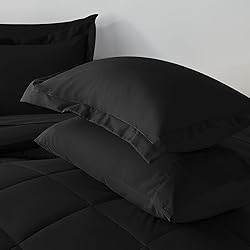 CozyLux Queen Comforter Set with Sheets 7 Pieces