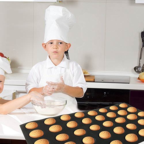 Bluedrop Silicone Bread Form Round Shape Bread Tray Perforated Bakery Molds Mini Hamburger - Thumbnail 2