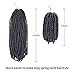 TOYOTRESS Spring Twist Hair 14 inch-4pcs, Ombre Brown Synthetic Crochet Braids Braiding Hair Extensions (14 inch, T30)