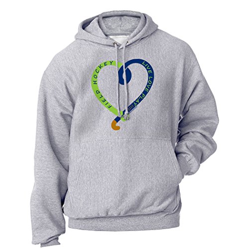 ChalkTalkSPORTS Field Hockey Standard Sweatshirt Live Love Play Field Hockey Adult Small