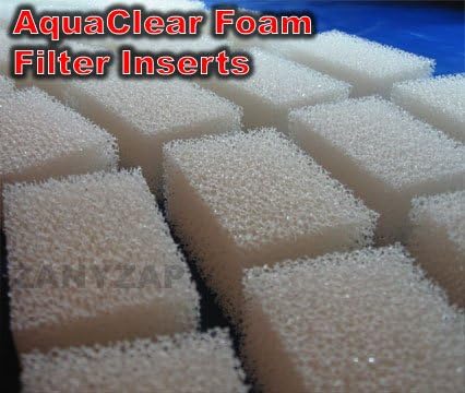 Zanyzap Replacement AquaClear 30 Foam Filter Insert Sponge/AquaClear 150-6 Pack