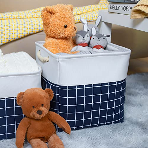 Kerhouze 4 Pack Fabric Storage Bin Basket, Foldable Fabric Storage Cube