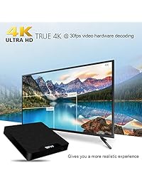 Android 7.1 Smart TV Box   Viden W95 2018 Nueva Generación Android TV Box con Amlogic s905 W Bits Quad Core, 2 GB + 16GB, Wi Fi integrado, salida HDMI, USB2, 4 K UHD  TV Box
