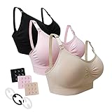 Desirelove Nursing Pregnant Bra,Assort,L(Fit 36B 36C 32D 30DD 38A 40A 30DDD)