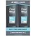 Dove Men+Care Body and Face Wash for healthier, stronger skin Clean Comfort fights dry skin 18 Fl Oz (Pack of 2)