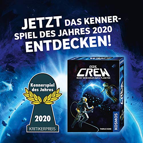 KOSMOS 691868 Die Crew - Reist gemeinsam zum 9. Planeten, Kennerspiel des Jahres 2020, kooperatives Kartenspiel für 3 bis 5 Personen, mit Variante für 2 Personen, Gesellschaftsspiel: 2-5 Spieler – Bild 6