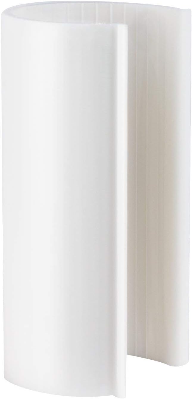 Snap Clamp 1/2 Inch X 4 Inches Wide For 1/2 PVC Pipe White 10 per Bag : Pipe Fittings : Garden & Outdoor