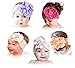 ZHW Baby Nylon Elastic Knotted Headbands Baby Head Wraps Baby Headbands Bows (5 Pack)