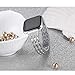 bayite Slim Bling Bands Compatible with Fitbit Versa/Versa 2/Versa Lite Smartwatch, Dressy Metal Bracelet Jewelry Wristband Women, Silver
