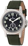 Bulova Men's 96A102 Canvas Strap Watch