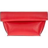 JNB Faux Leather Oversize Foldover Clutch