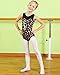 BAOHULU Gymnastics Leotards for Toddler Girls Shiny Lace Spliced Dance Outfit Athletic Apparel