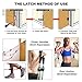 SiFREE Resistance Bands Set, 5 Packs Resistance Tubes Bands Include 1 Free 8-Shape Resistance Cord, Door Anchor, Foam Handles, Ankle Straps, Waterproof Carrying Bag