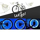 Ultra Bright 20-LED Bicycle Bike Rim Lights LED Colorful Wheel Lights - Colorful Bicycle Tire Accessories (colorful)