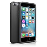 iPhone 6S Case, Maxboost [DuraSLIM Series] Protective Cases for iPhone 6 / iPhone 6S (4.7-inch) Dual-Layer Soft Touch TPU Bumper Hard Solid Polycarbonate Back Cover - Black