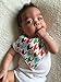 Danha Baby Bandana Teething Bib for infants and toddlers - set of 5 organic cotton drooling bib (boy)