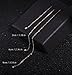 S.Leaf Threader Earrings for Women Threader Earrings Sterling Silver Chain Earrings Tassel Earrings Gold Earrings for Women 3cm