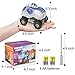 RenFox Dinosaur Cars with 4 Batteries and 1 Screwdriver, 2 Pack Dino Cars for Kids with Lights and Sound for Boys Girls Toddlers Birthday