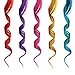 24 Pieces 24 Colors Multi-Colors Clip on in Hair Extensions Hair Pieces Colored Party Highlights DIY Hair Accessories Extensions 20 Inches Long Hair for Girls Women (24 Colors, Curly Wave)thumb 4