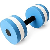 Water Aerobics EVA Water Foam Floating Dumbbell Automatic Float Aquatic Barbell for Water Yoga Fitness and Pool Exercise