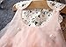 Baby Girls Princess Party Dress Pearl Lace Flower Fancy Gown Backless Dress 2-7Y