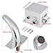 Automatic Infrared Sensor Faucet Chrome Finish Touchless Kitchen Bathroom Sink Water Tap Zinc Alloy Hands- Tap with Control Box