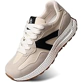 Chouiss Athletic Walking Shoes for Women Popcorn Sole Sports Sneakers Color Block Classic Shoes for Walking,Running,Shopping