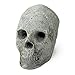 Hollow Ceramic Skull for Indoor and Outdoor Fire Pits and Fireplaces | Single Fireproof Ceramic Skull | 6 Inches, Gray Color