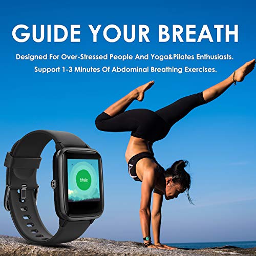 LATEC Smartwatch, fitnessarmband, volledig touchscreen, fitnesstracker, IP68 waterdicht, fitnesshorloge met… - Image 8