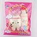BeYumi Slow Rising Squishy, 1 Pcs Smiley Tooth & 1 Pcs Cartoon Toothpaste Cream Scented Rebound Stress Reliever Toys Charms Soft Squishy Toy