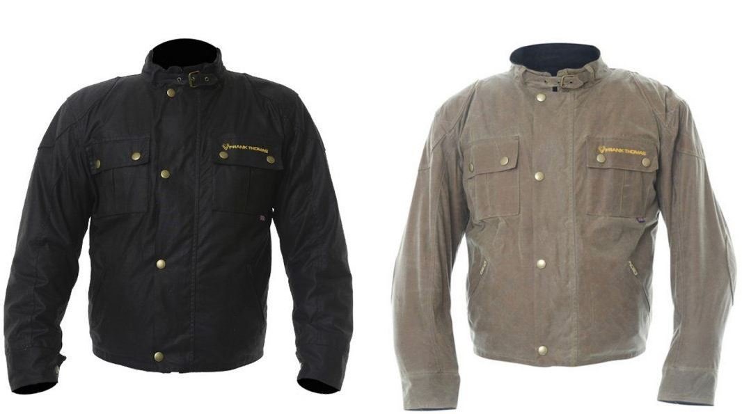 FRANK THOMAS WX02 CHESTER WAX COTTON MOTORCYCLE JACKET MOTORBIKE J&S