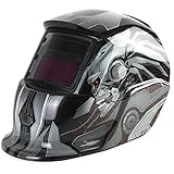 GLIME Solar Auto Darkening Welding Helmet Sensitivity Adjustable Welder Mask with TIG MIG Lens Grinding