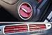 Decal Concepts RED Carbon Fiber Interior Vent Decal kit - Fits Camaro (2010-2015)